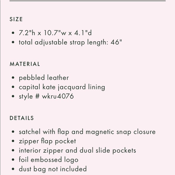 Kate Spade Miri Chester Crossbody | Satchel - Picture 8 of 8